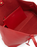 Large Shopping Tote Bag, Red