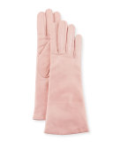 Napa Leather Gloves, Soft Pink