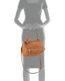 Pandora Small Leather Shoulder Bag, Caramel