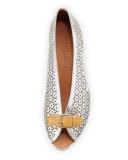 Lanner Laser-Cut Slip-On Wedge, Ice