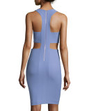 Phoenix Cutout Sheath Dress, Hyacinth
