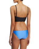 Printed Reversible Swim Bottoms
