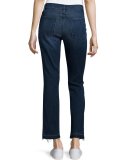 Le High Straight-Leg Cropped Jeans