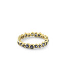 18k Glamazon Stardust Bezel-Set Sapphire Starlet Ring