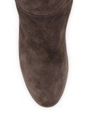 Bentlee Suede Over-the-Knee Boot, Graphite