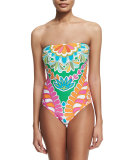 Tamarindo Bandeau One-Piece Swimsuit