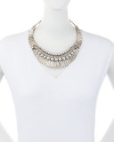 Bold Pearly Collar Necklace