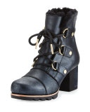 Addington Lace-Up Boot, Black