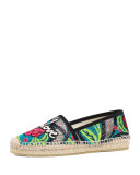 Pilar Blind for Love Espadrille Flat, Black/Multi