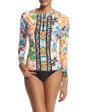 Copa Cubana Printed Long-Sleeve Rashguard