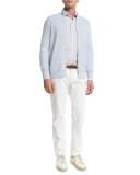 Albert Striped Sport Shirt, Blue