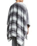 Reversible Blanket Shawl