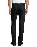 Bowery Slim-Fit Denim Jeans, Black