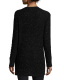 Tamara Cashmere Donegal Cardigan, Black