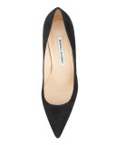 BB Suede 50mm Pump, Black
