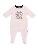 Cool Babies Wear Karl Footie Pajamas, Size 3-9 Months