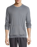 Paolo Long-Sleeve Shirt, Frost Gray