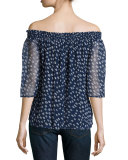 Vida Off-the-Shoulder Top, Multi