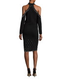 Beaded Knit Pencil Skirt