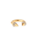 Titan Crystal Ring, Rose Golden