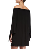 Liquid by Luxe Bell-Sleeve Coverup Dress
