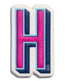 "H" Leather Sticker for Handbag