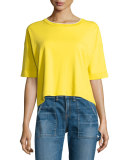 Alexa Pima Baby Tee, Bright Yellow