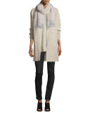Boiled Wool Funnel-Neck Coat 