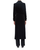 Halter Tie-Neck Silk Blouse, Vanilla