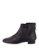 Myth Leather Ankle Boot, Black