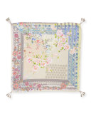 Wirey Printed Silk Scarf