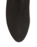 Megan Suede Heel Bootie, Black