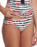 Reversible Ruched Hipster Swim Bottom