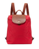 Le Pliage Nylon Backpack, Red Garance