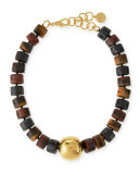Tiger's Eye Statement Necklace
