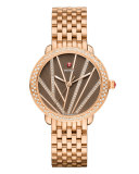 16mm Serein Mid City Lights Diamond Rose Gold Watch Head, Diamond Dial