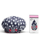 Shower Cap with Vintage Brooch, Lotza Dotza