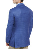 Sienna Contemporary-Fit Textured Sport Coat, Light Blue