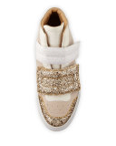 Glitter High-Top Sneaker