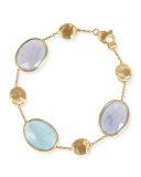 Siviglia Resort Aquamarine & Chalcedony Bracelet