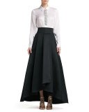 Duchesse Origami Ruffle Gown Skirt