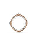 Men's 8mm Sterling Silver & Bronze Band Ring