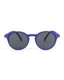 Shape #D Round Sunglasses, Navy