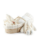 Plush Gift Basket, Ivory