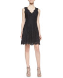 Nikolina Sleeveless Lace A-Line Dress