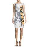 Faith Trellis Shadow Sheath Dress