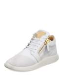 Men's Leather & Suede Trainer Sneaker