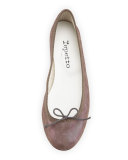 Cendrillon Metallic Suede Ballet Flat, Polux