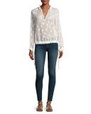 Bennett Floral Tie-Sleeve Top