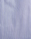 Modern-Fit Striped Dress Shirt, Denim/White